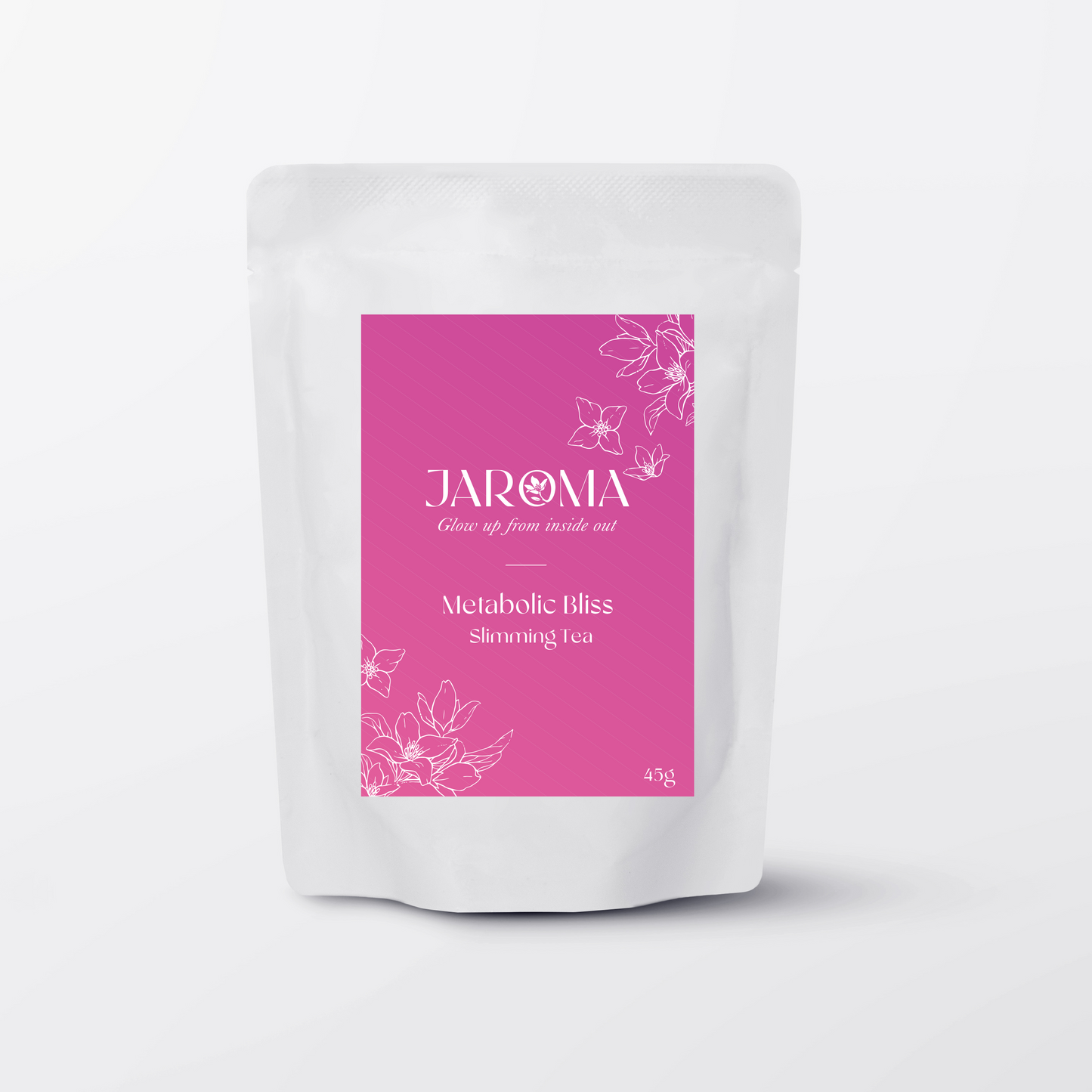 Jaroma Metabolic Bliss slimming tea with yerba mate, hibiscus, schisandra, garcinia and acai – metabolism and energy support blend